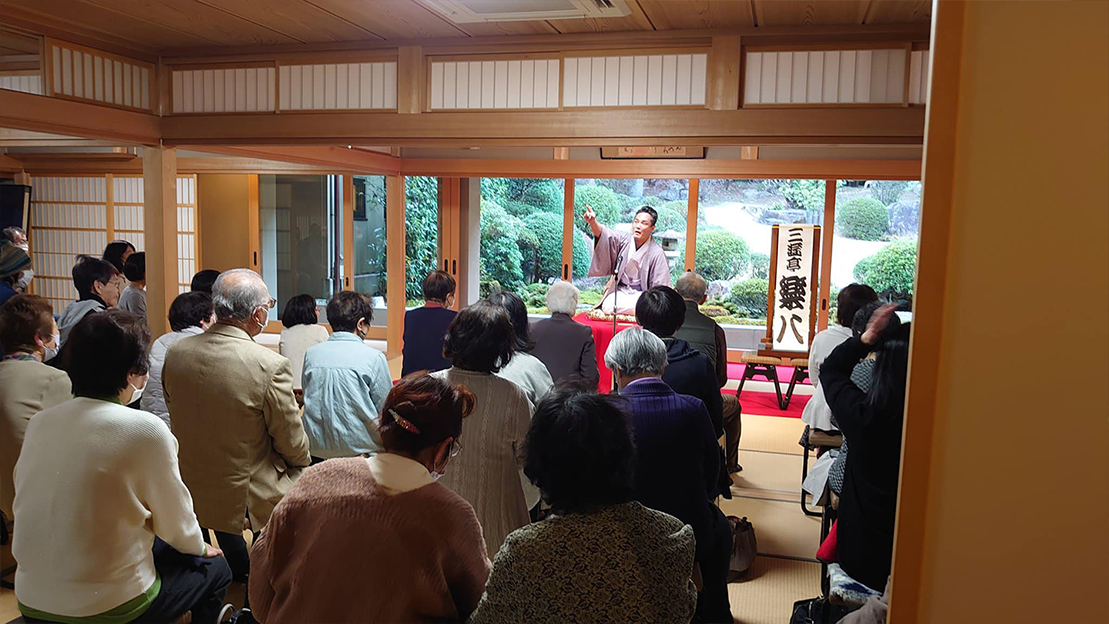 落語会・事例の様子